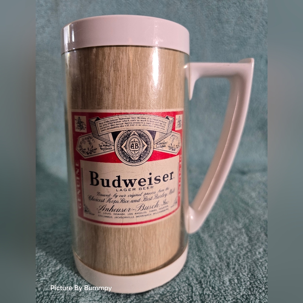 Vintage 1970's Anheuser-Busch, Inc Budweiser Beer Mug/Thermo Mug